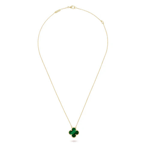 ZENZARO™ | Collier motif trèfle vert et doré