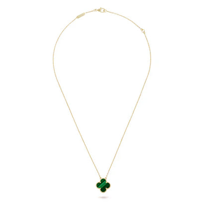 ZENZARO™ | Collier motif trèfle vert et doré