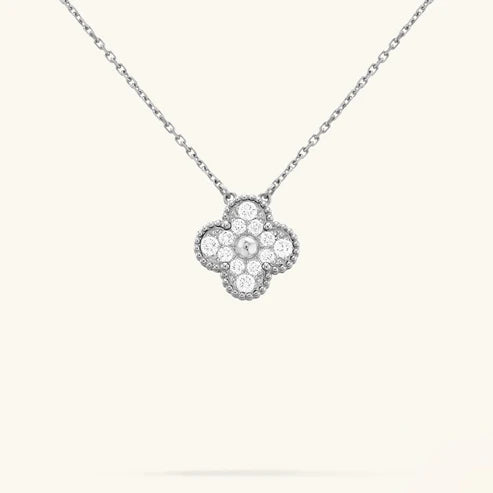 ZENZARO™ | Collier argenté avec perles