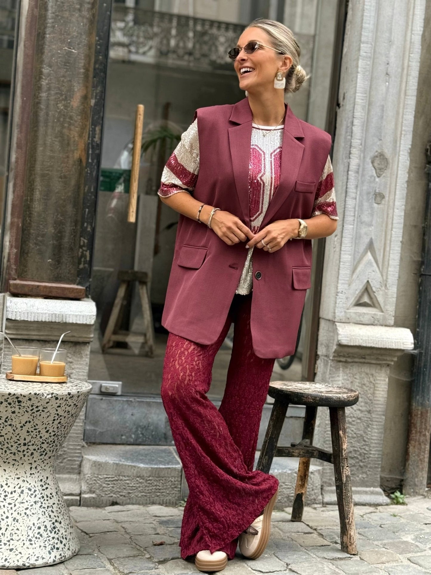 ZENZARO™| Blazer sans manche