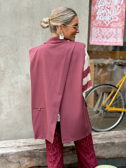 ZENZARO™| Blazer sans manche